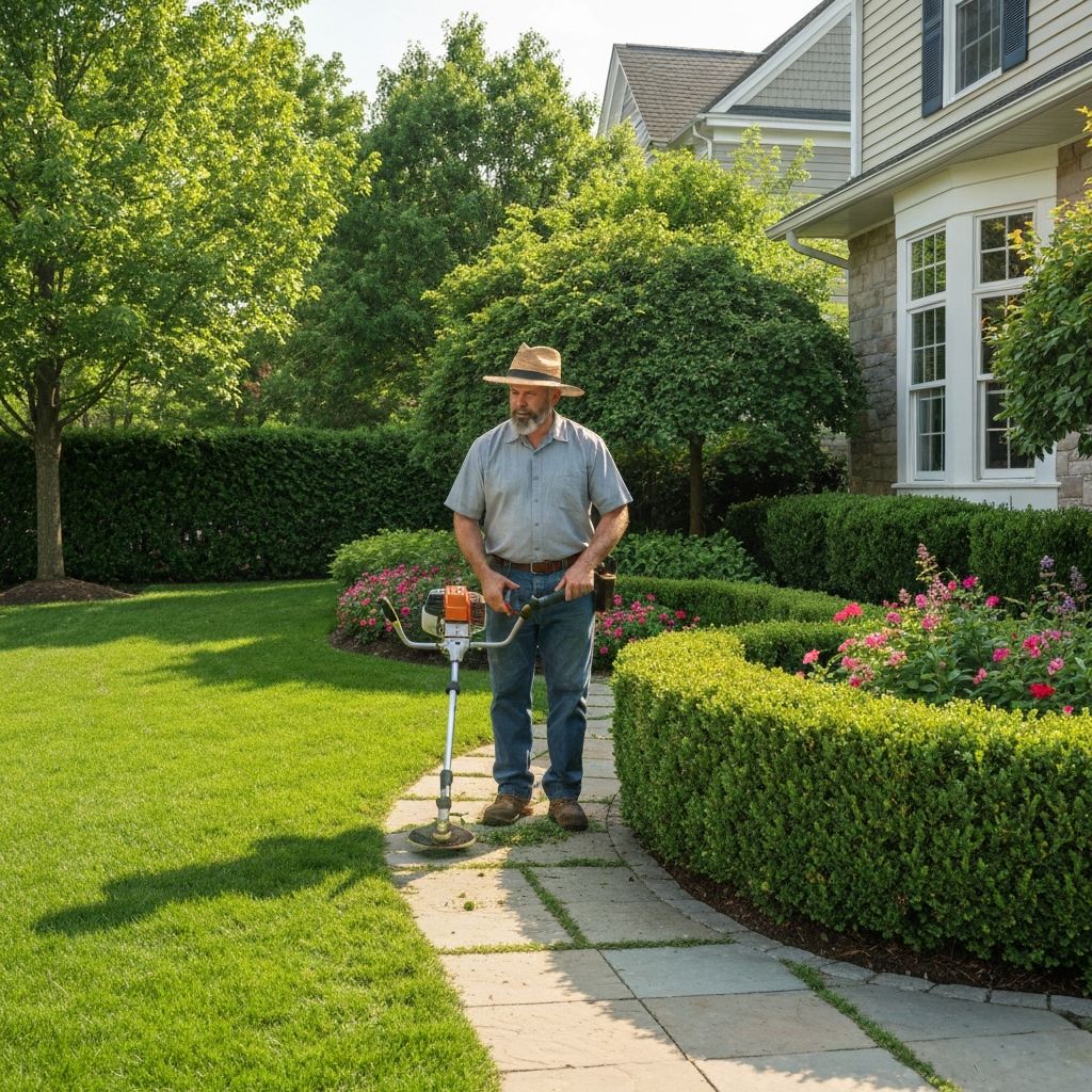 Landscaping website example by DirtyHandSites