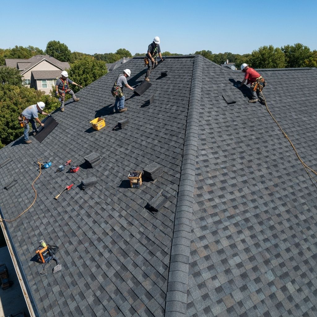 Roofing website example by DirtyHandSites
