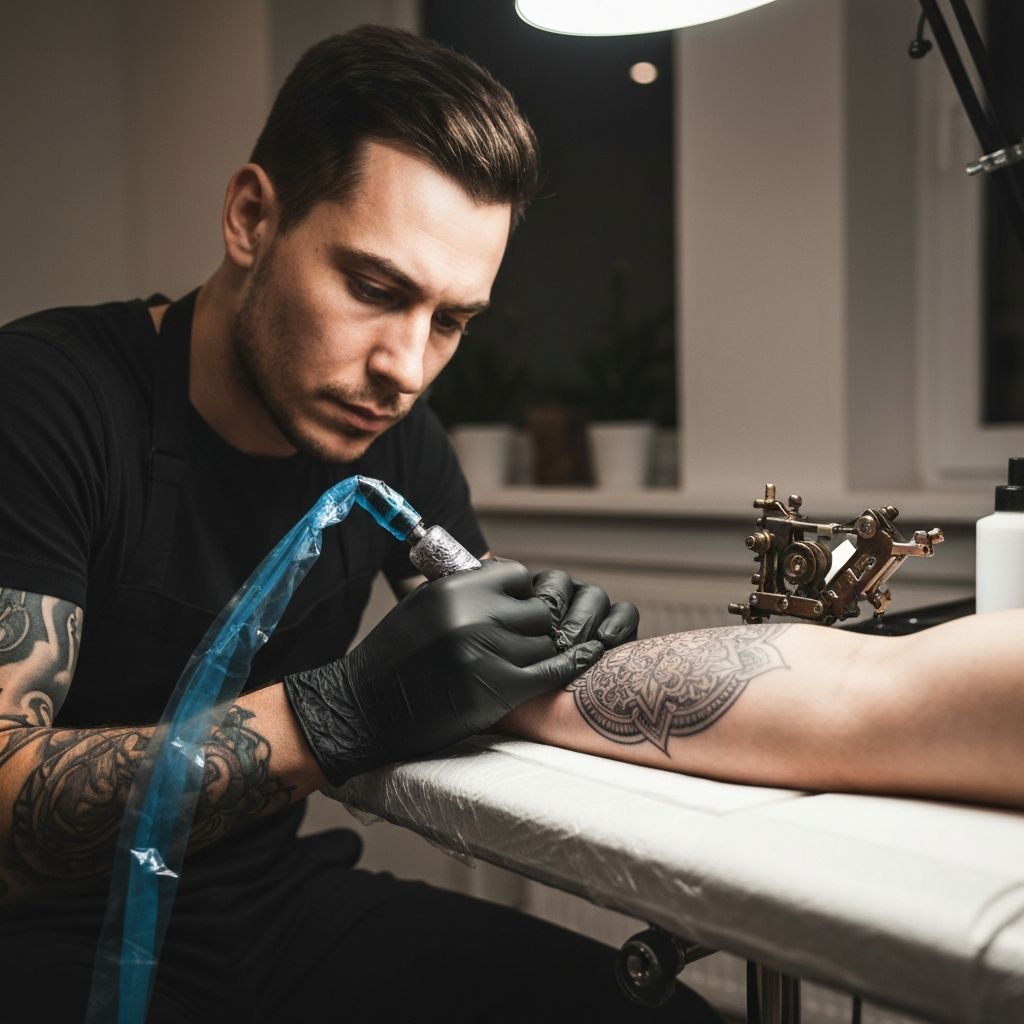 Tattoo Artists website example by DirtyHandSites